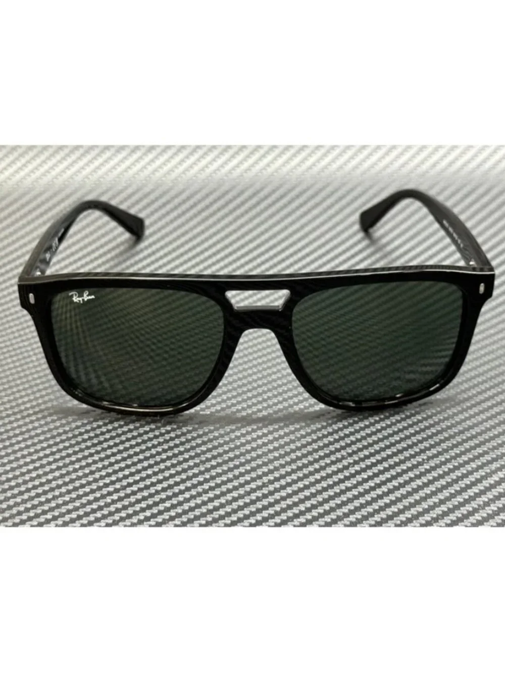 New Ray-Ban Men Black Sunglasses 58-20-150